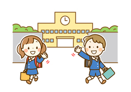 after schoolのイラスト